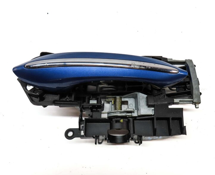 Thumbnail 2: 09-19 BMW 5 6 7 SERIES (F01 F07 F10 F12) RIGHT FRONT COMFORT DOOR HANDLE (BLUE)