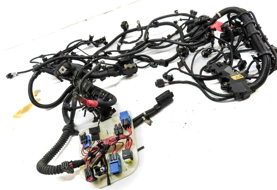 Thumbnail 3: 2013 BMW M5 ///M (F10) 4.4L S63 TWIN TURBO ENGINE WIRE WIRING HARNESS LOOM
