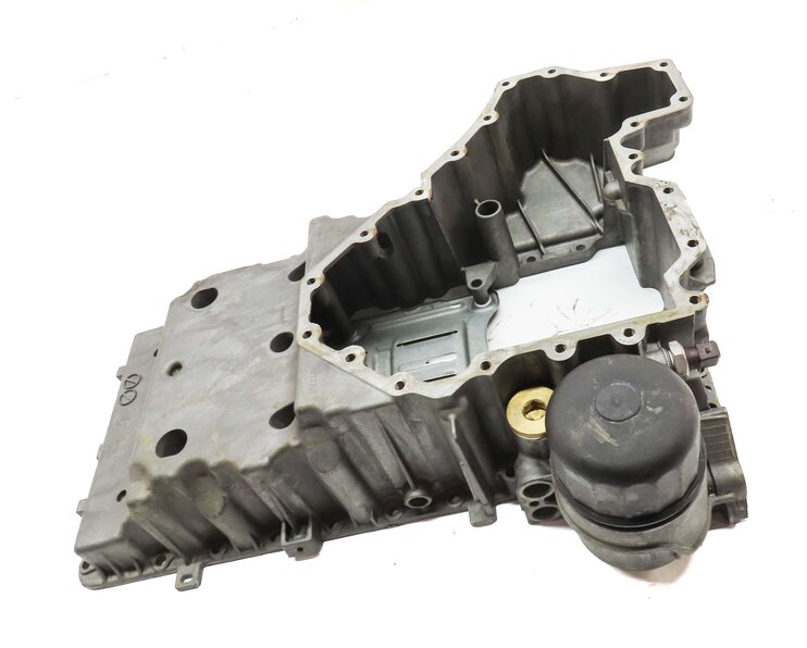 Thumbnail 3: 2012-2019 BMW M5 M6 (F06 F10 F12 F13) 4.4L S63 V8 ENGINE - UPPER OIL PAN CRADLE