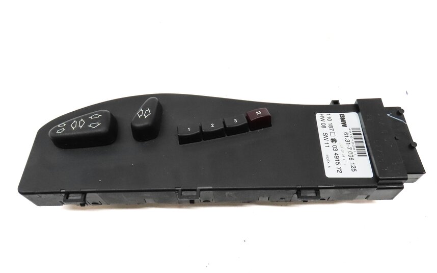 Thumbnail 2: 2006 BMW Z4 CONVERTIBLE ROADSTER (E85) FRONT LEFT DRIVER SEAT ADJUST SWITCH