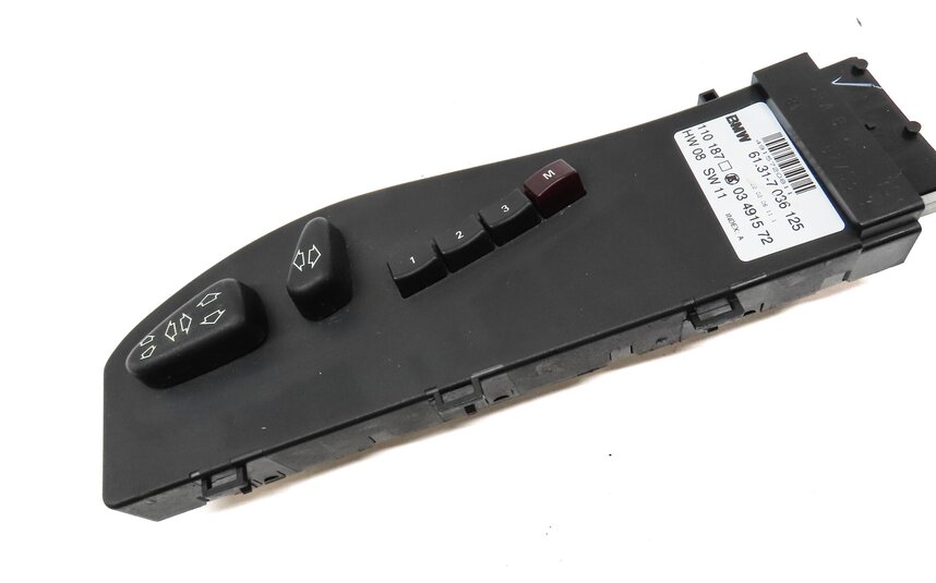 Thumbnail 3: 2006 BMW Z4 CONVERTIBLE ROADSTER (E85) FRONT LEFT DRIVER SEAT ADJUST SWITCH