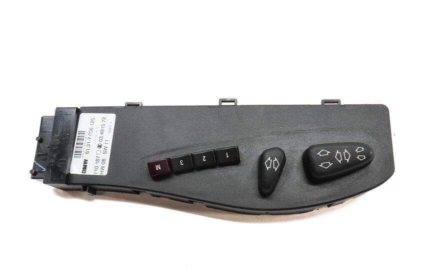Thumbnail 5: 2006 BMW Z4 CONVERTIBLE ROADSTER (E85) FRONT LEFT DRIVER SEAT ADJUST SWITCH
