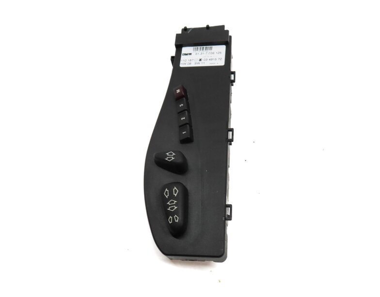 Thumbnail 6: 2006 BMW Z4 CONVERTIBLE ROADSTER (E85) FRONT LEFT DRIVER SEAT ADJUST SWITCH