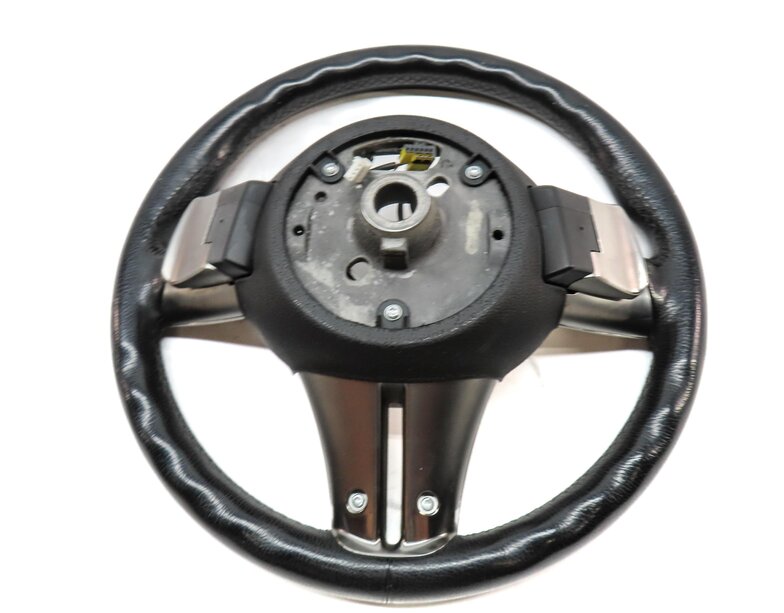 Thumbnail 5: 2003-2006 BMW Z4 (E85) LEFT DRIVER 3-SPOKE SPORT STEERING WHEEL w/ SHIFT PADDLES