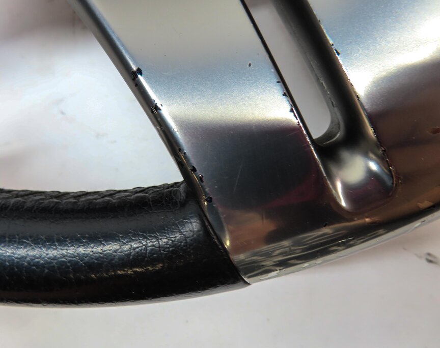 Thumbnail 7: 2003-2006 BMW Z4 (E85) LEFT DRIVER 3-SPOKE SPORT STEERING WHEEL w/ SHIFT PADDLES