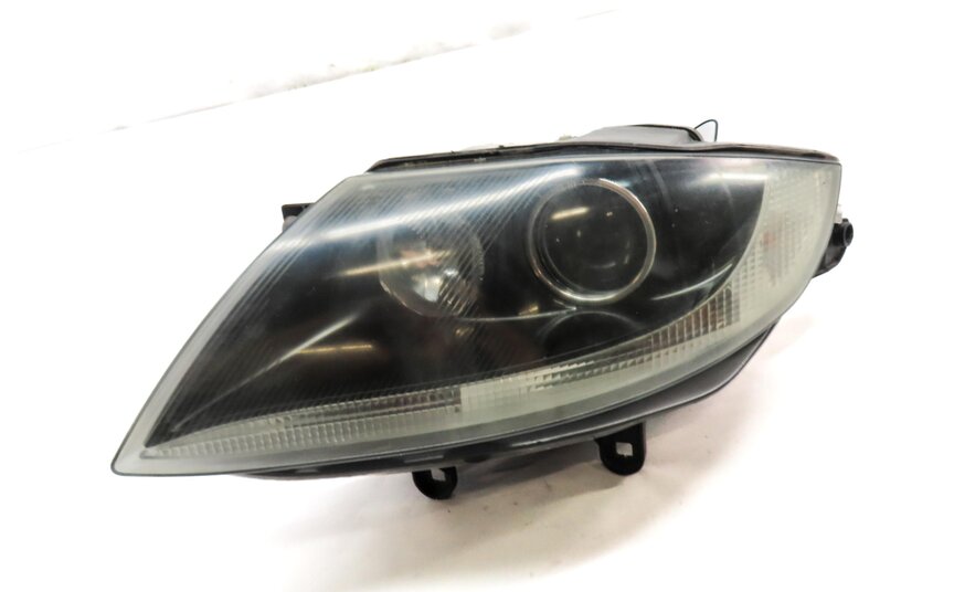 06-08 BMW Z4 E85 LEFT HALOGEN HEADLIGHT HEAD LIGHT LAMP (CLEAR LENS CHROME TRIM)