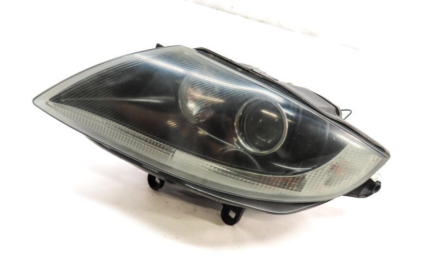 Thumbnail 3: 06-08 BMW Z4 E85 LEFT HALOGEN HEADLIGHT HEAD LIGHT LAMP (CLEAR LENS CHROME TRIM)