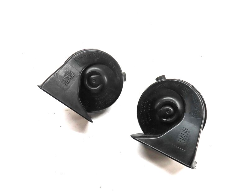 2003-2008 BMW Z4 (E85) HIGH & LOW TONE NOTE EMERGENCY SAFETY HORN SET (2)