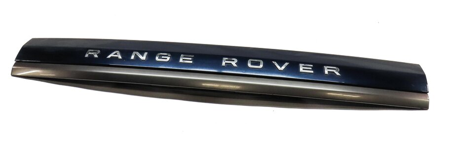 2012 RANGE ROVER SPORT (L320) REAR TRUNK RELEASE HANDLE LICENSE LIGHT TRIM BLUE