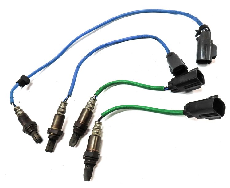 Thumbnail 3: 2012 RANGE ROVER SPORT (L320) PRE POST CAT O2 OXYGEN LAMBDA PROBE SENSOR SET
