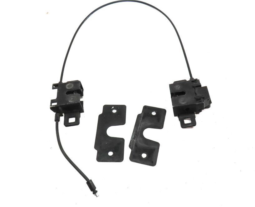 Thumbnail 2: 2012 RANGE ROVER SPORT (L320) FRONT LEFT & RIGHT LOWER HOOD LATCH SET w/ CABLE