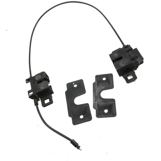 Thumbnail 3: 2012 RANGE ROVER SPORT (L320) FRONT LEFT & RIGHT LOWER HOOD LATCH SET w/ CABLE