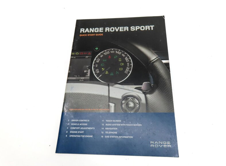 Thumbnail 4: 2012 RANGE ROVER SPORT (L320) OWNERS MANUAL BOOK BOOKLET GUIDE SET w/ CASE