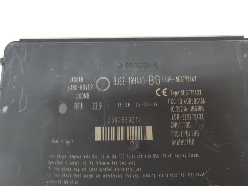 Thumbnail 15: 2012 RANGE ROVER SPORT (L320) 5.0L ENGINE ECU ECM IMMOBILIZER MODULE KEY SET-9