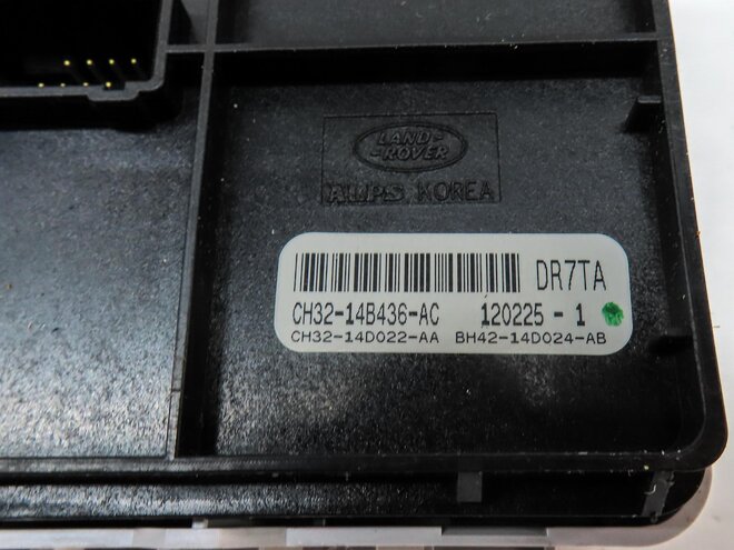 Thumbnail 6: 2012 RANGE ROVER SPORT (L320) TRACTION HILL SUSPENSION SWITCH BUTTON PANEL