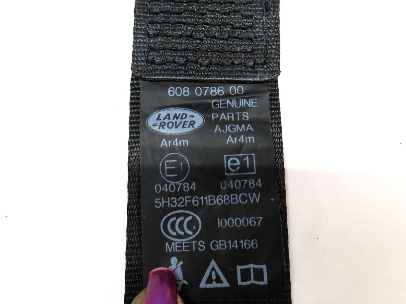 Thumbnail 6: 2012 RANGE ROVER SPORT (L320) REAR 2nd SECOND ROW SEAT LEFT SEATBELT RETRACTOR