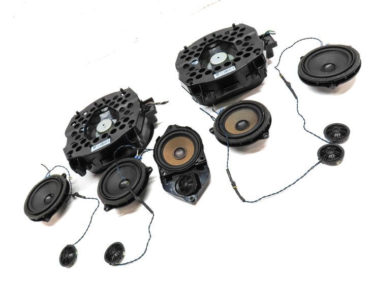 Thumbnail 3: 2013 BMW X3 (F25) DOOR DASH DECK WOOFER MIDRANGE TWEETER RADIO SPEAKER SET 11