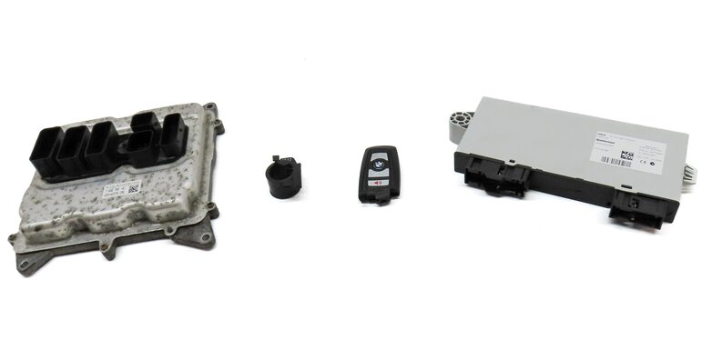 Thumbnail 2: 2013 BMW X3 (F25) 2.0L TURBO N20 ECM ECU BODY ENGINE CONTROL MODULE & KEY SET
