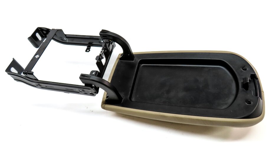 Thumbnail 6: 11-18 BMW X3 X4 F25 F26 FRONT CENTER CONSOLE STORAGE ARMREST LID (BEIGE)