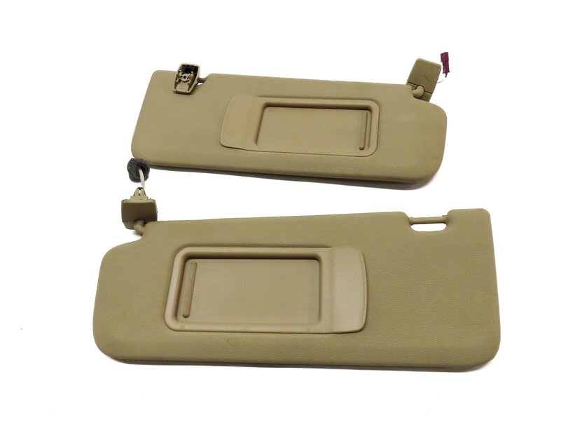 Thumbnail 2: 2011-2018 BMW X3 X4 (F25 F26) FRONT LEFT & RIGHT SUNVISOR SHADE SET (BEIGE)