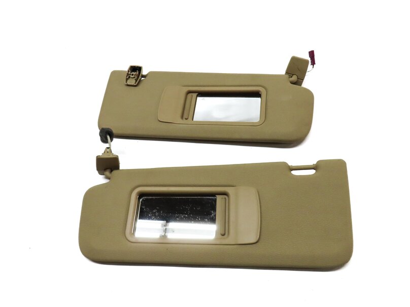 Thumbnail 4: 2011-2018 BMW X3 X4 (F25 F26) FRONT LEFT & RIGHT SUNVISOR SHADE SET (BEIGE)