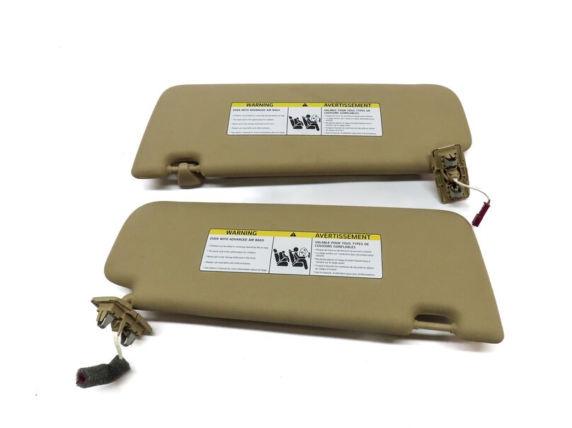 Thumbnail 5: 2011-2018 BMW X3 X4 (F25 F26) FRONT LEFT & RIGHT SUNVISOR SHADE SET (BEIGE)