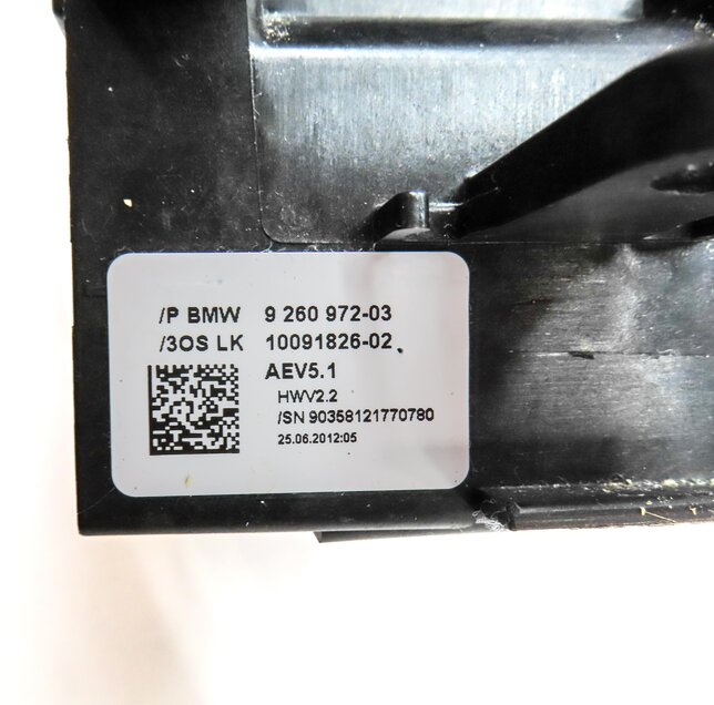 Thumbnail 7: 2011-2017 BMW 535iGT 550iGT 740i 750i X3 (F01 F10 F25) TRANSMISSION GEAR SHIFTER