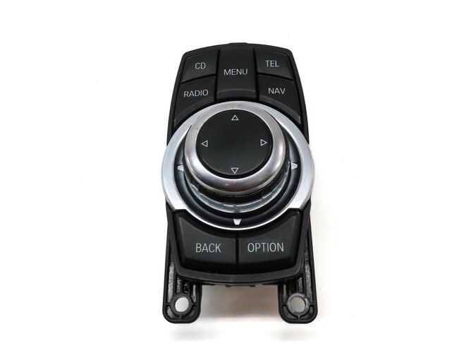 Thumbnail 3: 2013 BMW X3 (F25) CENTER CONSOLE iDRIVE MEDIA CONTROL KNOB & SWITCH BUTTON PANEL