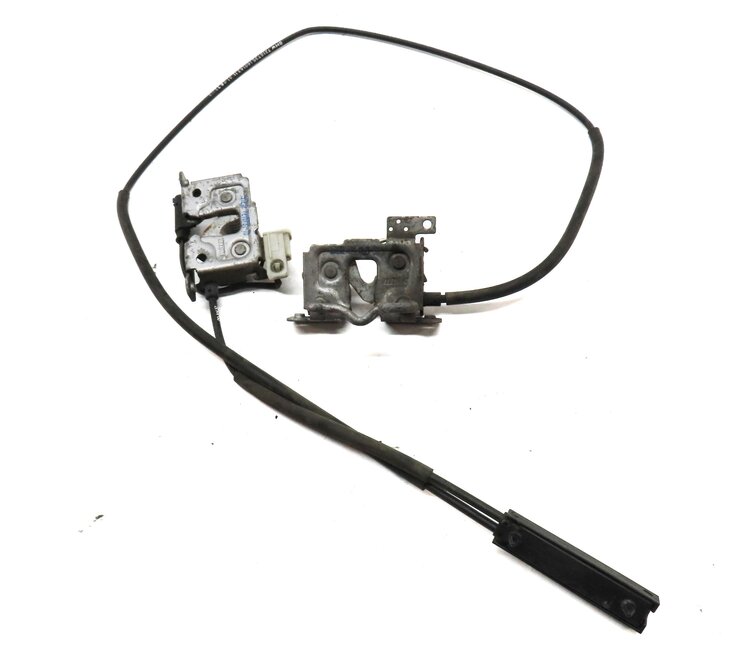 Thumbnail 2: 2013 BMW X3 (F25) LEFT & RIGHT HOOD LATCH LOCK ACTUATOR SET 2 w/ CABLE 7210731