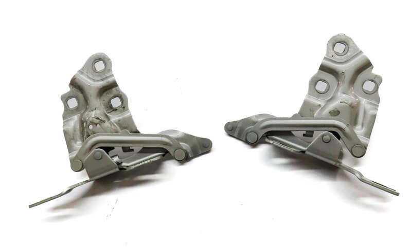 Thumbnail 2: 11-18 BMW X3 X4 (F25 F26) FRONT LEFT & RIGHT HOOD HINGE SET-2 (MINERAL SILVER)