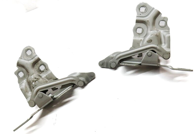 Thumbnail 3: 11-18 BMW X3 X4 (F25 F26) FRONT LEFT & RIGHT HOOD HINGE SET-2 (MINERAL SILVER)