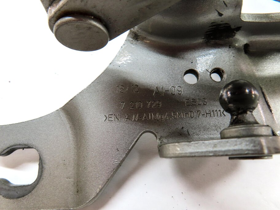 Thumbnail 6: 11-18 BMW X3 X4 (F25 F26) FRONT LEFT & RIGHT HOOD HINGE SET-2 (MINERAL SILVER)