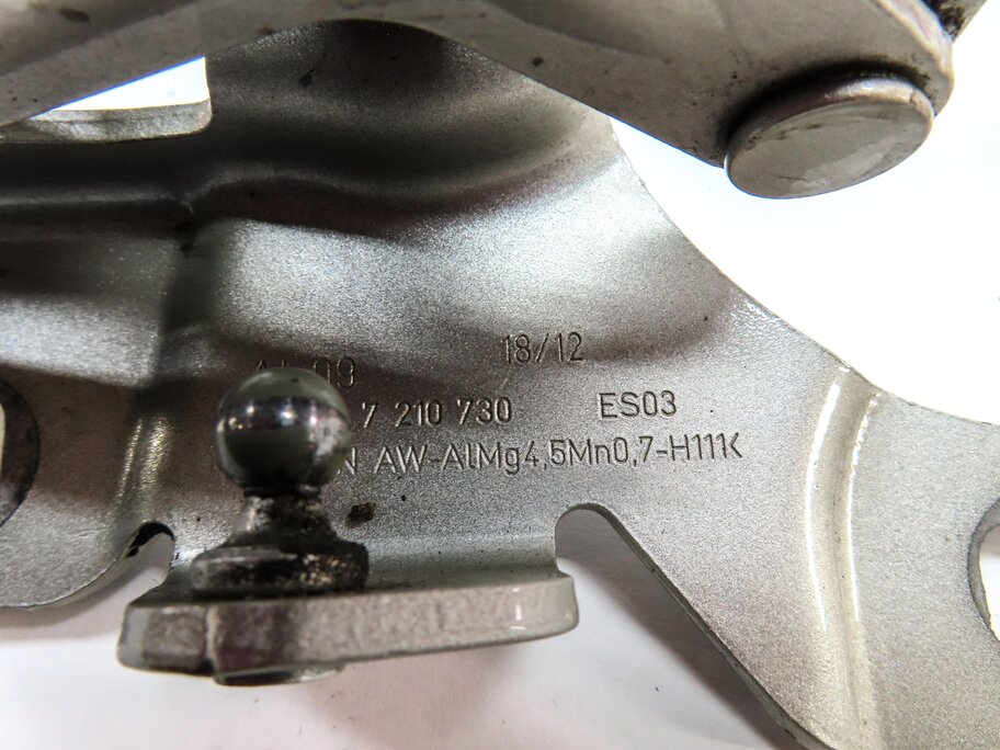 Thumbnail 7: 11-18 BMW X3 X4 (F25 F26) FRONT LEFT & RIGHT HOOD HINGE SET-2 (MINERAL SILVER)