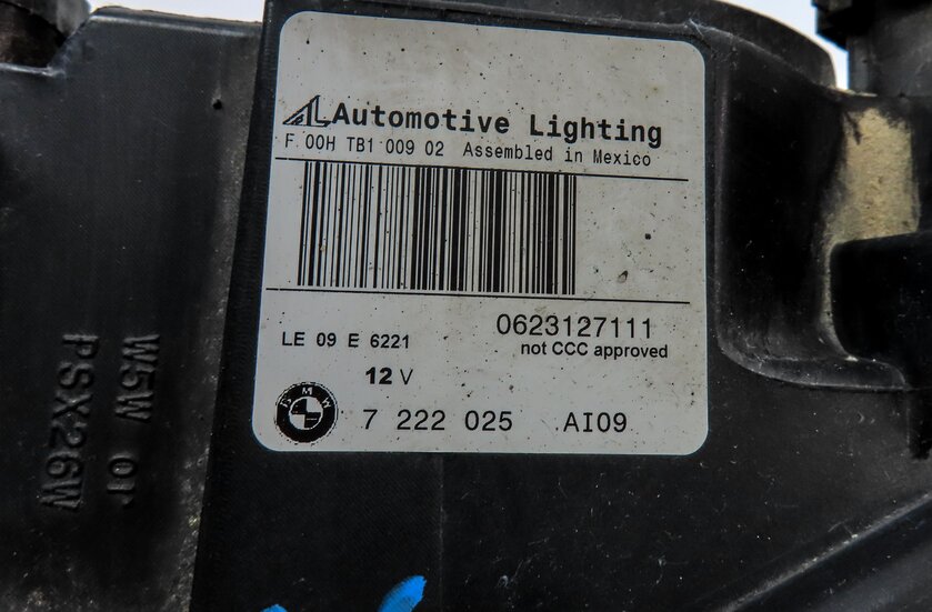Thumbnail 7: 2011-2014 BMW X3 (F25) LEFT FRONT DRIVER HALOGEN HEADLIGHT LIGHT LAMP