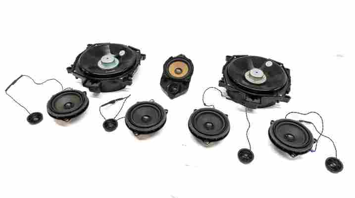 2014 BMW X3 (F25) DOOR DASH DECK WOOFER MIDRANGE TWEETER SPEAKER SET 11