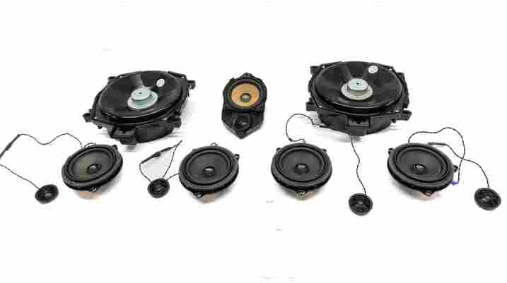 Thumbnail 2: 2014 BMW X3 (F25) DOOR DASH DECK WOOFER MIDRANGE TWEETER SPEAKER SET 11