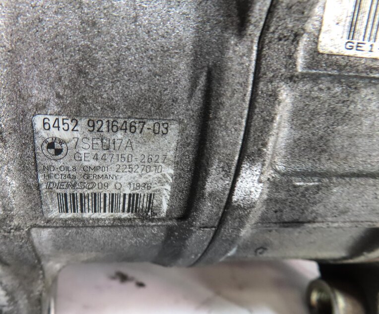 Thumbnail 7: 2013-2018 BMW X3 X4 (F25 F26) 28dX / 28iX - 2.0L ENGINE A/C COMPRESSOR PUMP