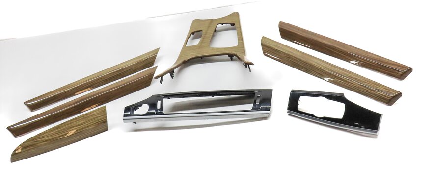 Thumbnail 2: 2014 BMW X3 (F25) FRONT REAR LEFT RIGHT DOOR DASH CONSOLE SIENA WOOD TRIM SET 8