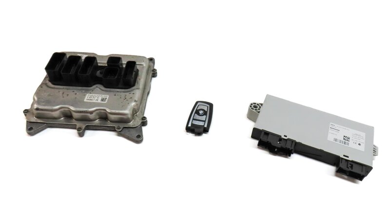 Thumbnail 1: 2014 BMW X3 (F25) 2.0L TURBO N20 ECM ECU CAS4 BODY ENGINE MODULE & KEY FOB SET3
