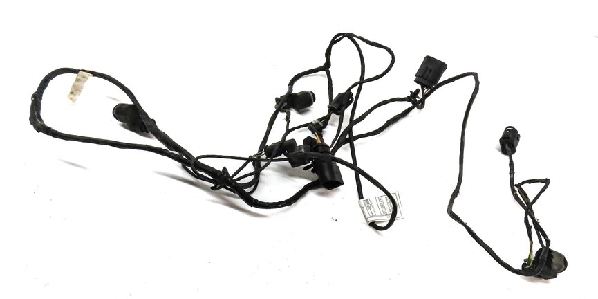 2014 BMW X3 (F25) FRONT PARK ASSIST PDC SENSOR SET4 (BLACK) w/ WIRE HARNESS