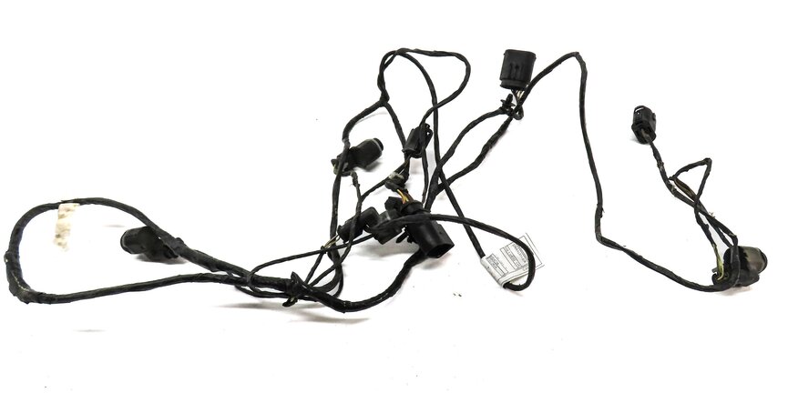 Thumbnail 2: 2014 BMW X3 (F25) FRONT PARK ASSIST PDC SENSOR SET4 (BLACK) w/ WIRE HARNESS