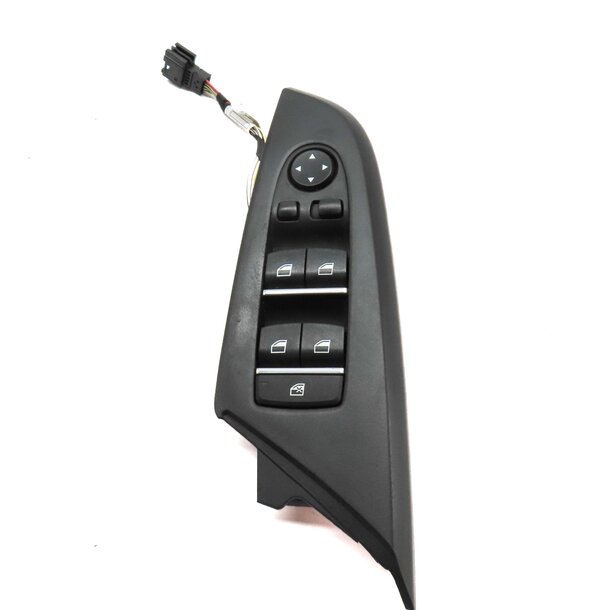 Thumbnail 2: 12-19 BMW 3 4 M3 X3 X4 SERIES FRONT LEFT DRIVER WINDOW SWITCH P-FOLD (BLACK)