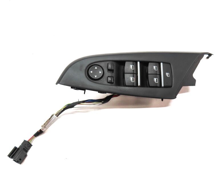 Thumbnail 4: 12-19 BMW 3 4 M3 X3 X4 SERIES FRONT LEFT DRIVER WINDOW SWITCH P-FOLD (BLACK)