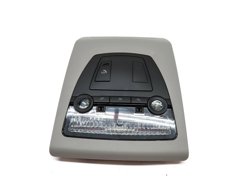 Thumbnail 2: 2014 BMW X3 (F25) FRONT CENTER ROOF PRIMARY DOME LIGHT ASSEMBLY (GRAY) 9311343