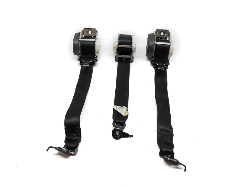 Thumbnail 2: 2014 BMW X3 (F25) REAR LEFT RIGHT & CENTER SEAT SEATBELT RETRACTOR SET3 (BLACK)