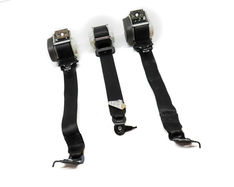 Thumbnail 3: 2014 BMW X3 (F25) REAR LEFT RIGHT & CENTER SEAT SEATBELT RETRACTOR SET3 (BLACK)