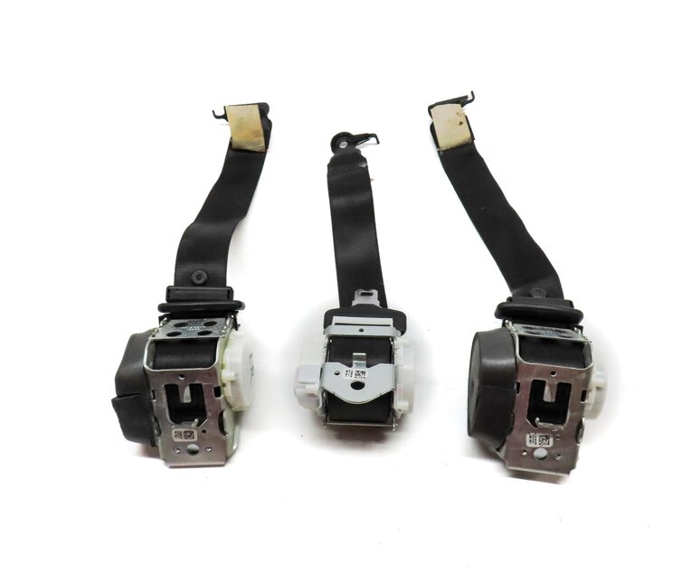 Thumbnail 4: 2014 BMW X3 (F25) REAR LEFT RIGHT & CENTER SEAT SEATBELT RETRACTOR SET3 (BLACK)