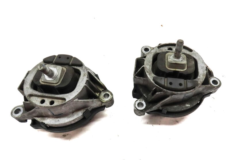 Thumbnail 2: 2014 BMW X3 (F25) 2.0L TURBO N20 LEFT & RIGHT ENGINE MOTOR MOUNT SET 2 (ROUND)