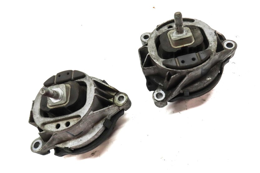 Thumbnail 3: 2014 BMW X3 (F25) 2.0L TURBO N20 LEFT & RIGHT ENGINE MOTOR MOUNT SET 2 (ROUND)