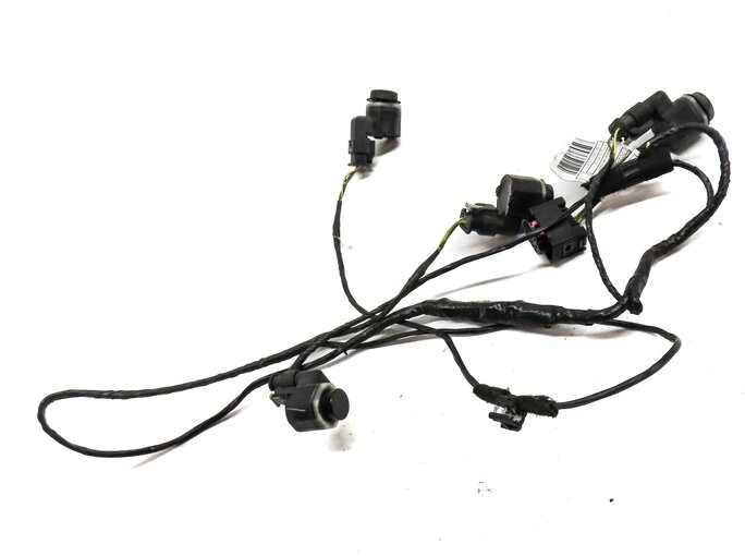 Thumbnail 3: 2014 BMW X3 (F25) REAR PARK ASSIST PDC SENSOR SET4 (BLACK) w/ WIRING HARNESS